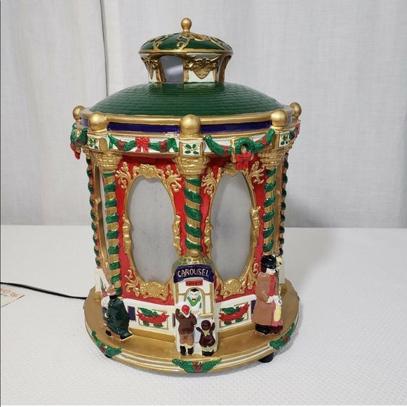 Rare Vintage Mr Christmas Moving Lighted Carousel - Picture 5 of 12